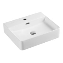 Vento Rectangular Wall Hung Ceramic Basin